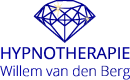 Website logo in blauw van Hypnotherapie Willem van den Berg